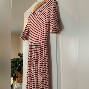 Azules Striped Maxi Dress